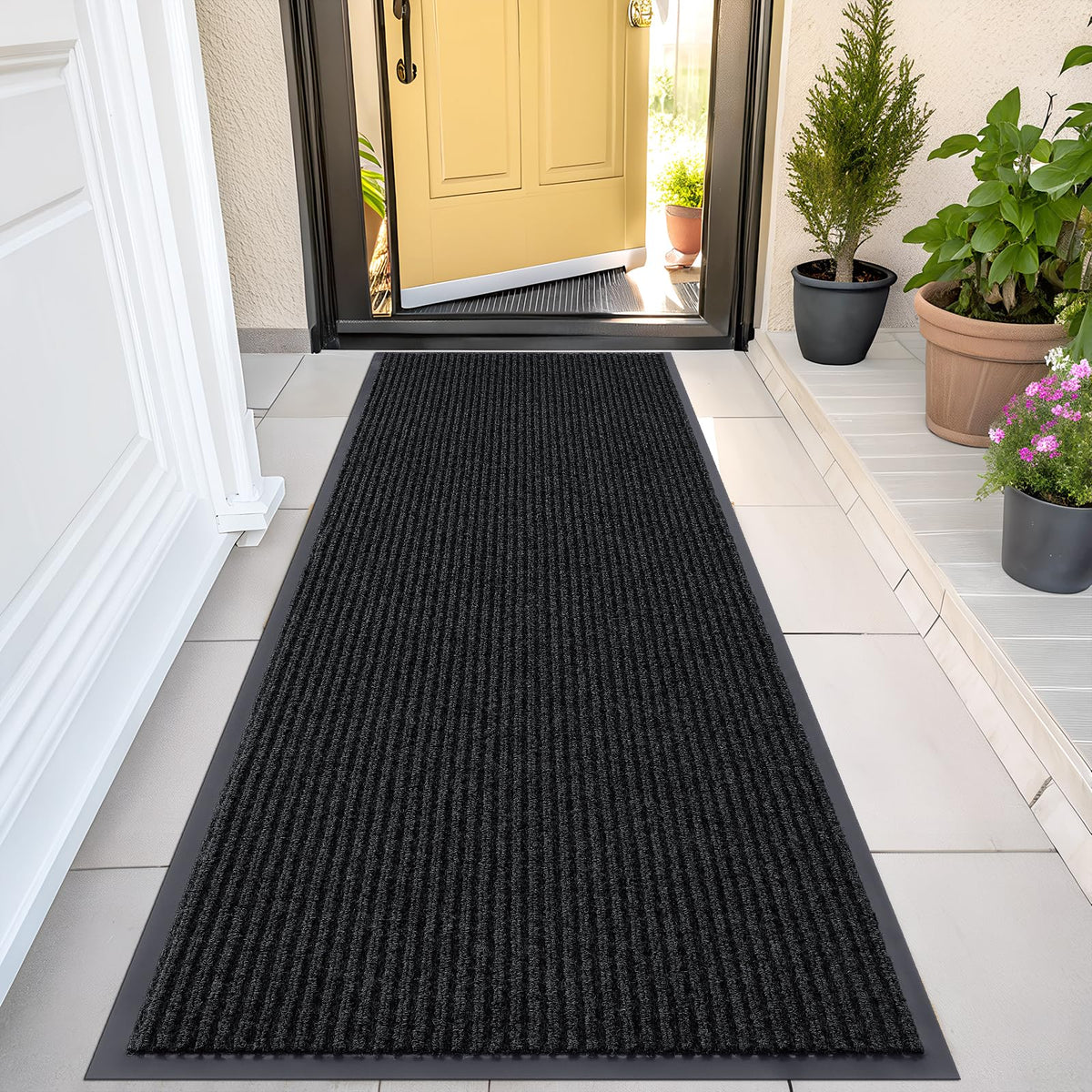 OLANLY Front Door Mat 29.5x17, Waterproof Heavy-Duty Indoor Outdoor Doormat