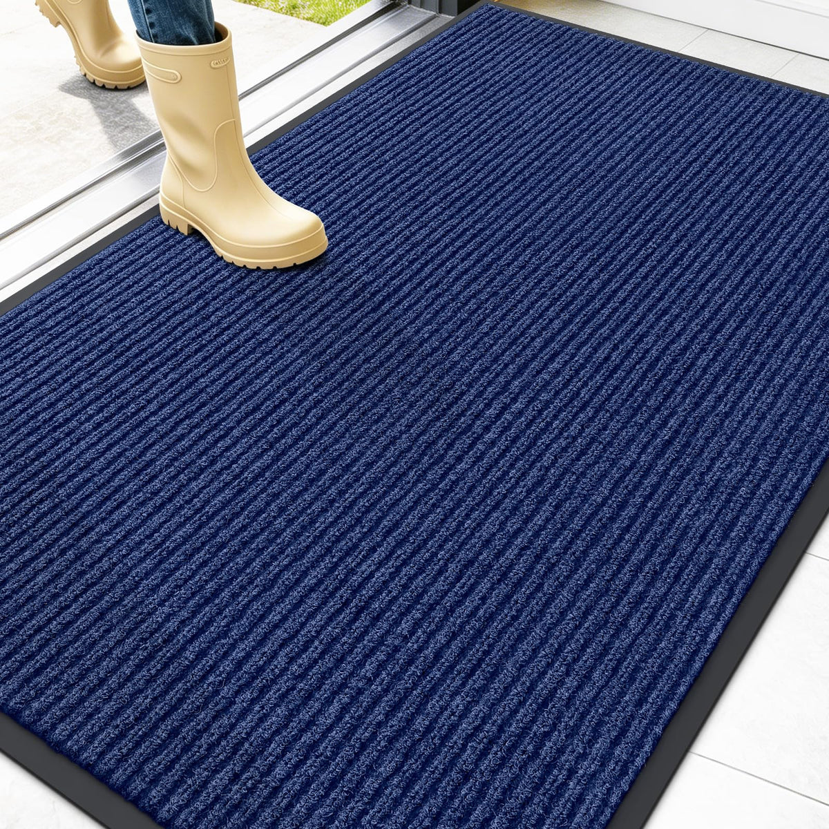 OLANLY Front Door Mat 29.5x17, Waterproof Heavy-Duty Indoor Outdoor Doormat