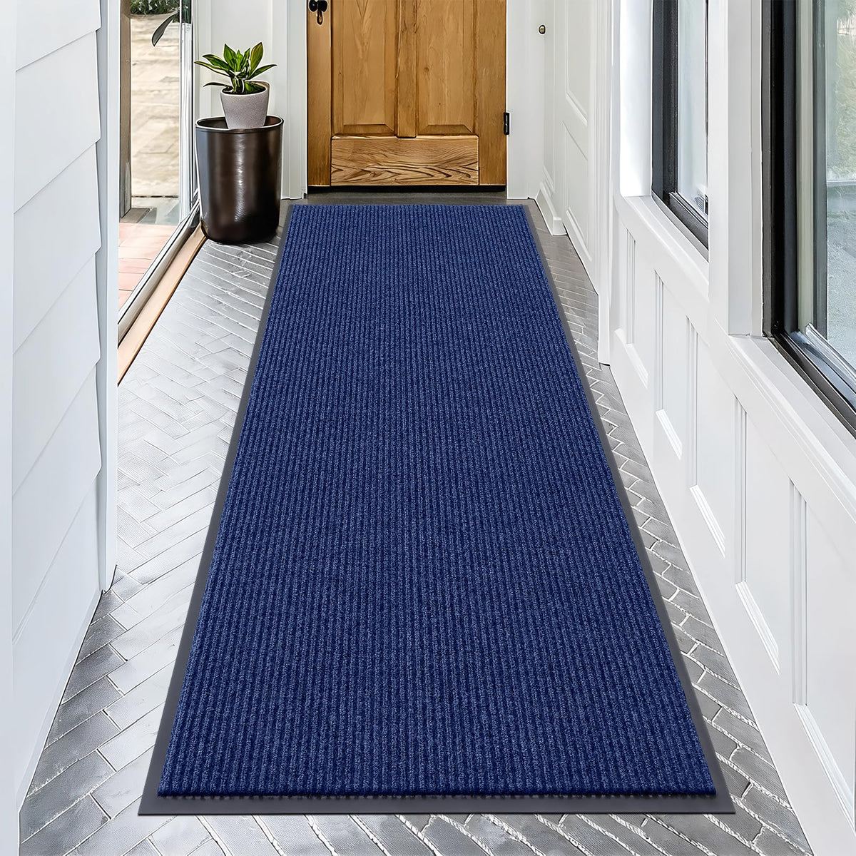 OLANLY Front Door Mat 29.5x17, Waterproof Heavy-Duty Indoor Outdoor Doormat