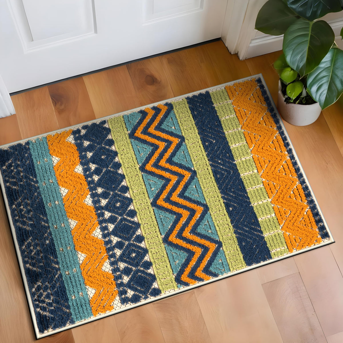 Rugshop Marbella Indoor/Outdoor Contemporary Boho Area Rug Gray 7'10" x 10'