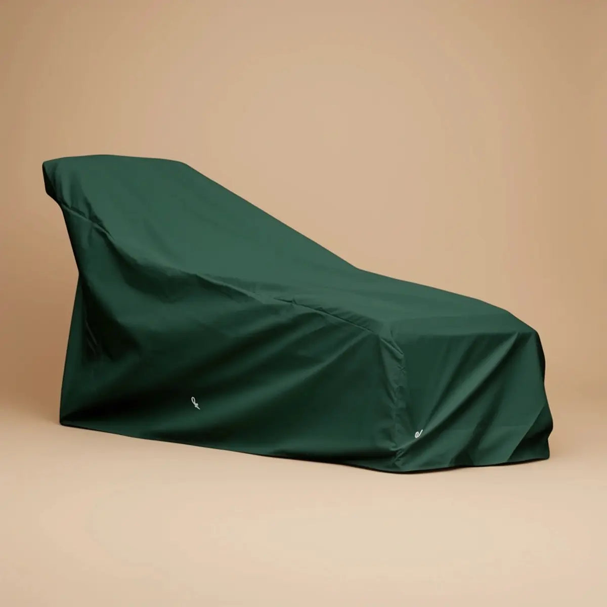 KoverRoos 63250 Ultimate Protection U-Shaped Large Chaise Dust Cover Set - Forest Green Weathermax-Tyvek Fabric, 82X30x32 In., 4 lbs Lightweight, 5-Year Color Retention, All-Seasons, Durable, 1-Way Breathable, Heat Resistant