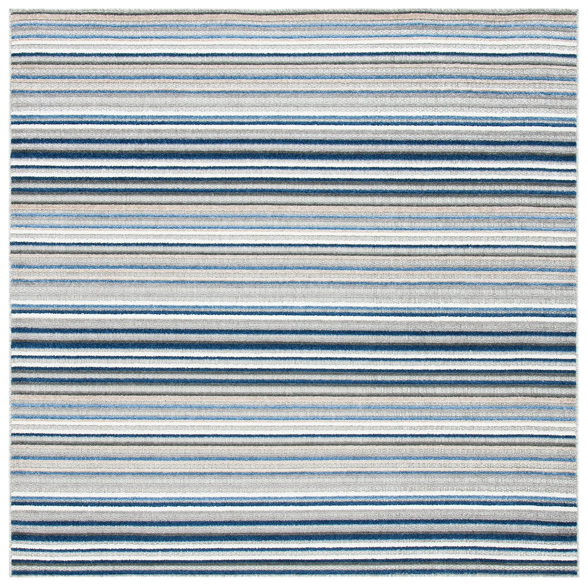 SAFAVIEH Washable Rug Outdoor Cabana Collection - 8' x 10', Ivory & Green, Non-Shedding & Easy to Clean, Ideal for Patio, Backyard, Mudroom (CBN323A)