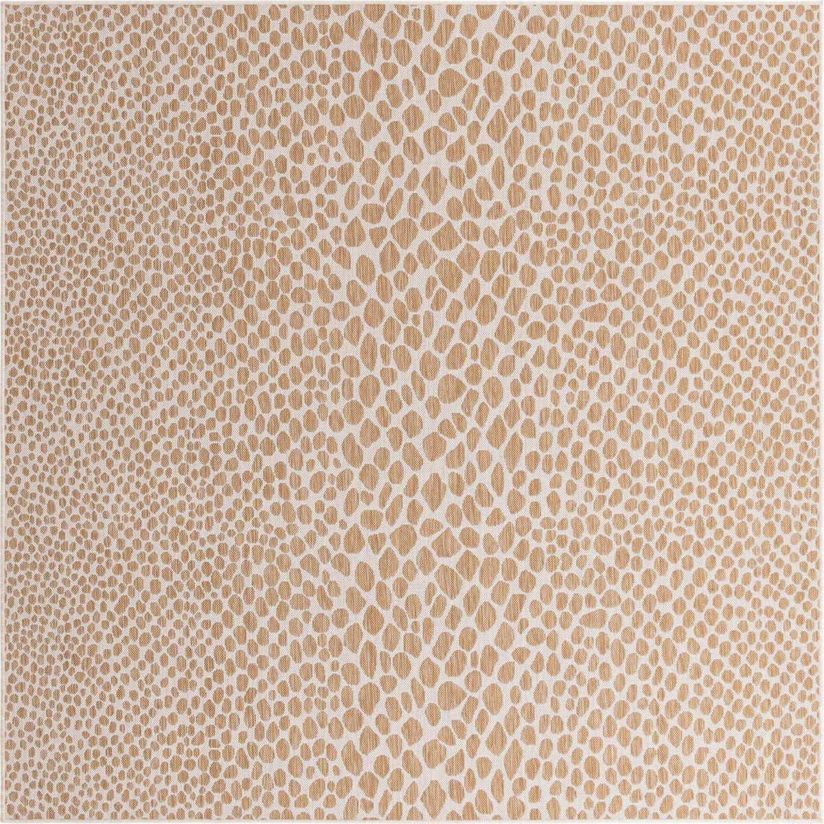 Unique Loom Outdoor Collection Area Rug - Cape Town (9' x 12' Rectangle, Blue/Ivory)