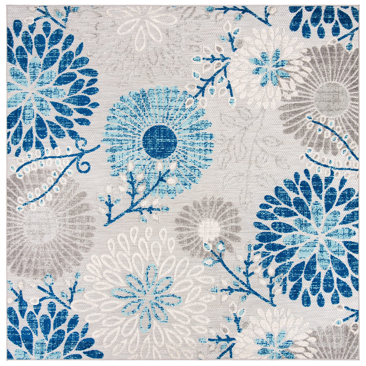 SAFAVIEH Cabana Outdoor Area Rug 8'x10', Modern Cream & Red CBN832A