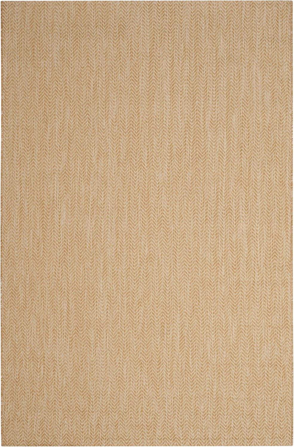 SAFAVIEH Courtyard Outdoor Area Rug 5'3"x7'7", Natural & Cream CY8022-03012