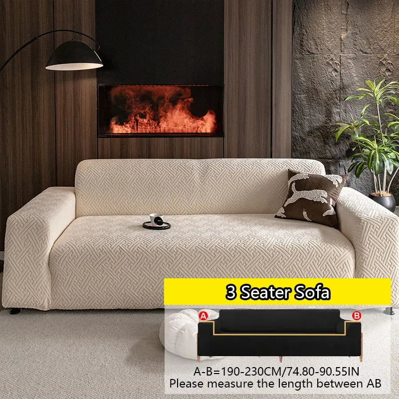 High-End Living Room Cover Cloth, Anti-Cat Scratch Sofa Protector, Washable Couch Protector, All-Season Use, Hand Wash and Easy to Clean, No Odor, Dustproof Sofa Slipcover, Sofa Covers Washable