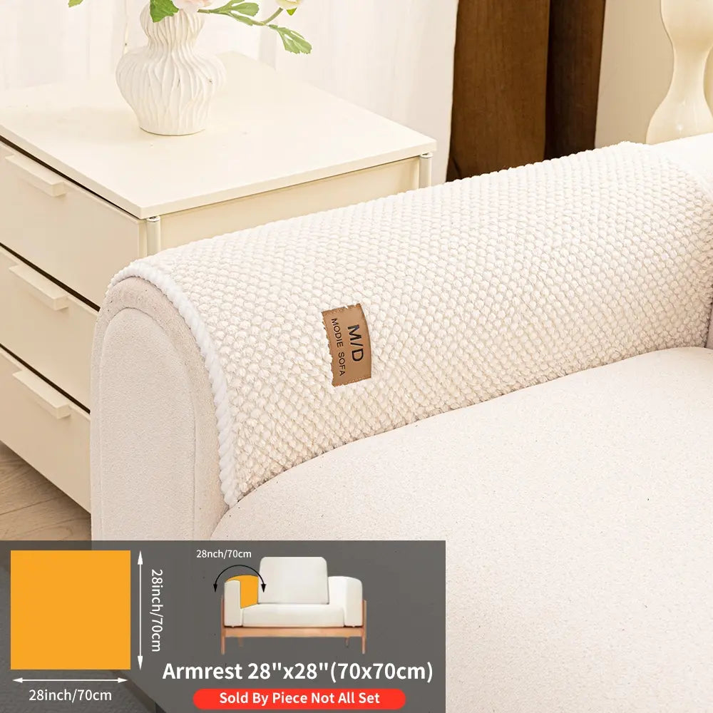 Non-Slip Soft Sofa Cushion, Durable Pet-Friendly Couch Protector, Reusable Couch Protector, Washable Dustproof Sofa Cover, Dustproof Sofa Slipcover, Universal Home Decor, Washable Couch Covers, Slipcover For Sofa