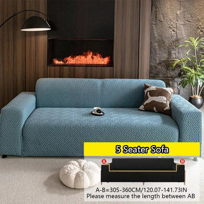High-End Living Room Cover Cloth, Anti-Cat Scratch Sofa Protector, Washable Couch Protector, All-Season Use, Hand Wash and Easy to Clean, No Odor, Dustproof Sofa Slipcover, Sofa Covers Washable
