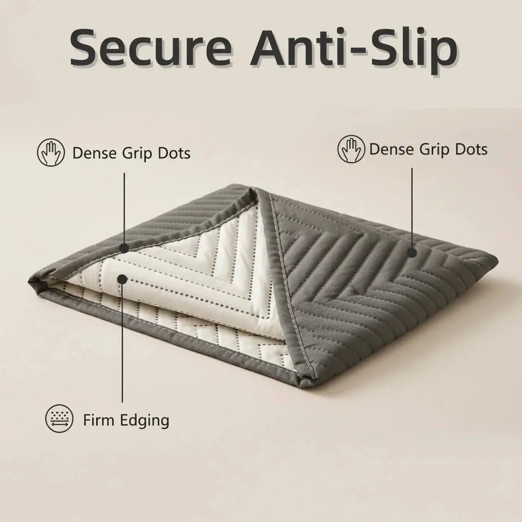 2 PCS Waterproof  Sofa cover, Thick Quilted Non-Slip Couch Seat Covers, Soft Couch Protector, Pet-Friendly Washable Sofa Protector for Living Room，Large Size Sectional Sofa Pads for Chaise & L-Shaped Sofa, Washable Dustproof Sofa Slipcover Set